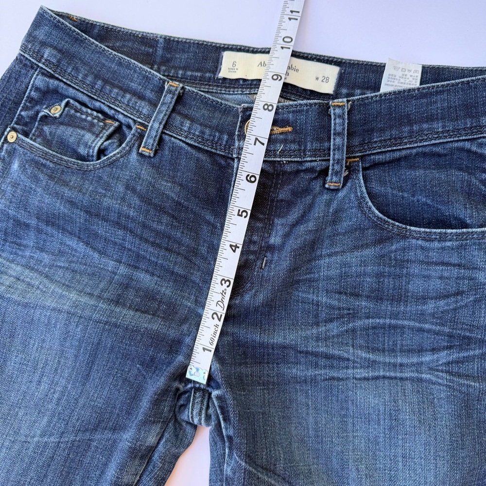 Woman’s Abercrombie & Fitch Denim Jeans Size 6 Perfect Stretch - Picture 9 of 9